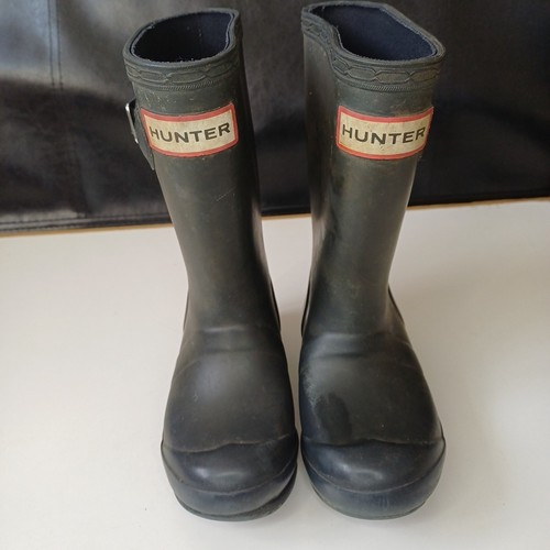 Hunter welly boots navy blue - hunter,