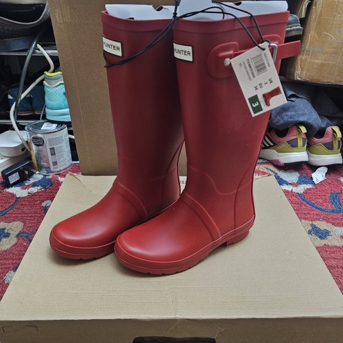 Red hunter wellies - red, wellington