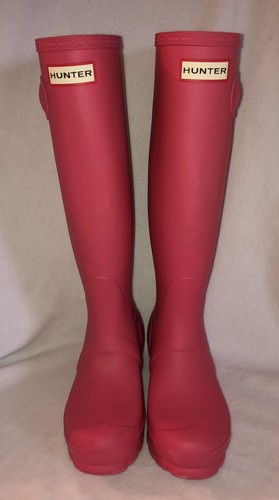 Hunter rain rubber boots - rubber,