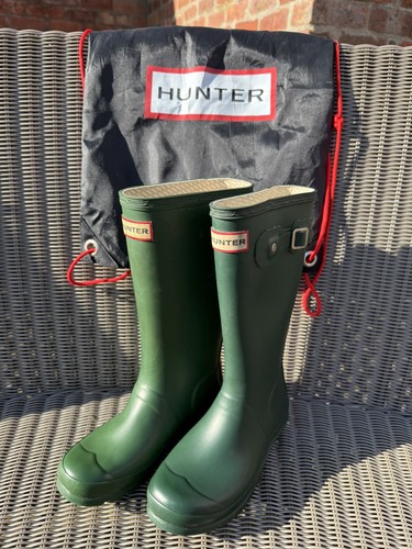 Hunter wellies dark - dark, green