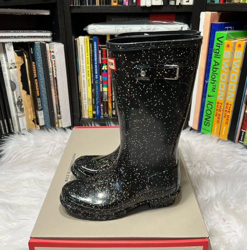 Hunter kids tall glitter - glitter, boots